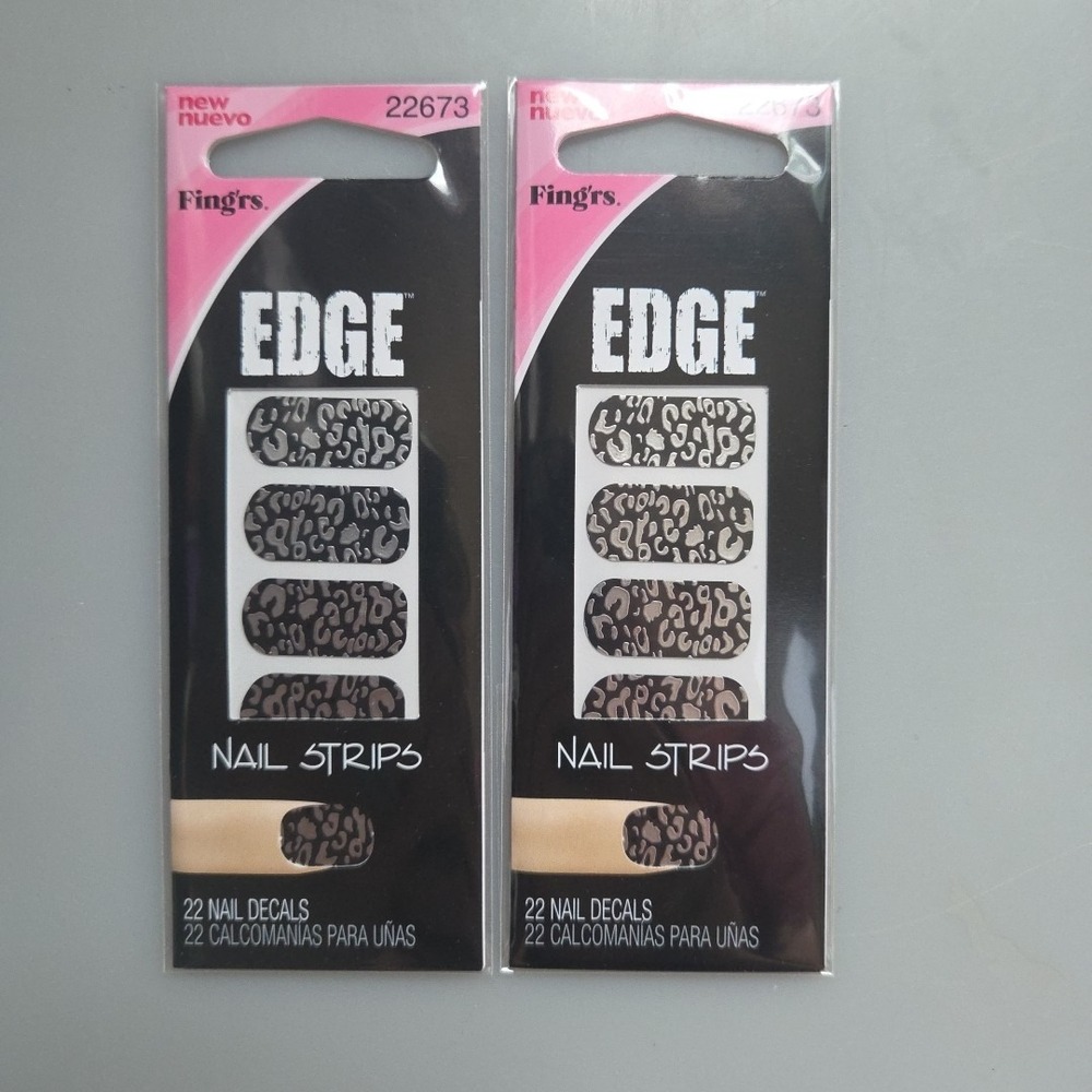 Fing'rs‎ Edge #22635 Nail Strips. 22 Strips In Each Pack Lot Of 2